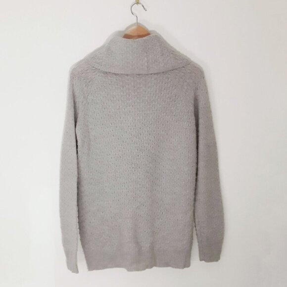 TWIK Greige Cowl Sweater Size Small - Picture 2 of 5